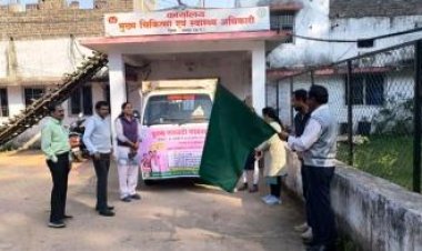 नसबंदी पखवाड़ा संबंधी जन-जागरूकता रथ को हरी झंड़ी दिखाकर किया गया शुभारंभ