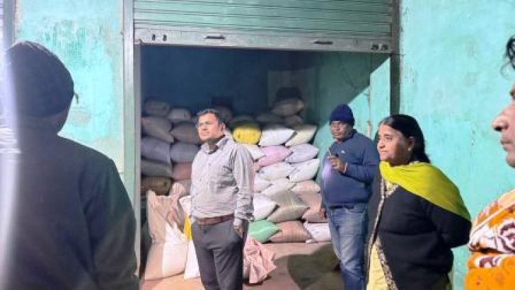 सहायक कलेक्टर अशोक ने धान बैरियर का किया निरीक्षण