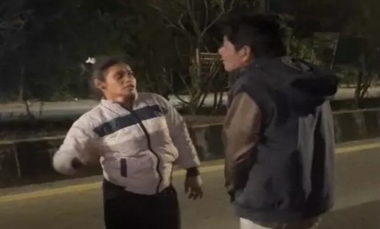बिलासपुर में नशे में युवक-युवती का हाई-वोल्टेज ड्रामा