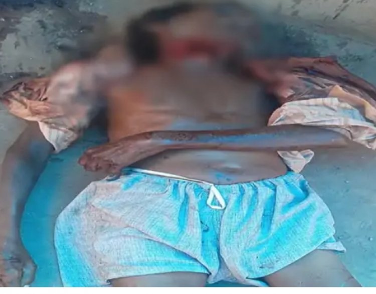 छ्त्तीसगढ़ के दंतेवाड़ा जिले में जादू-टोने के शक में 55 साल के एक शख्स की चाकू से गला काटकर हत्या कर दी गई