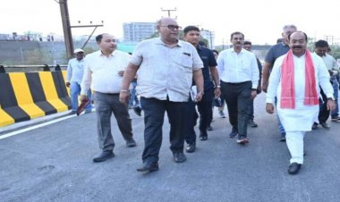 कचना ओवर-ब्रिज जल्द होगा शुरू: डिप्टी CM अरुण साव ने किया निरीक्षण, अधिकारियों को दिए तेजी से काम पूरा करने के निर्देश