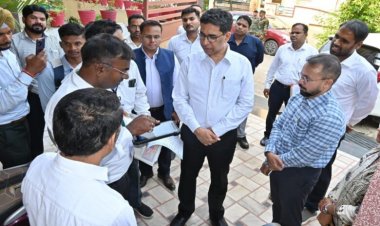 नक्शा प्रोजेक्ट से धमतरी में डिजिटल क्रांति: केंद्रीय सचिव ने परखी जमीनी हकीकत, सर्वे टीमें बढ़ाने के निर्देश