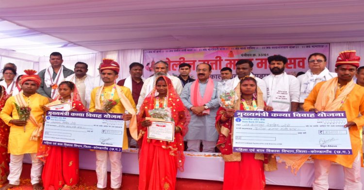 मुख्यमंत्री कन्या विवाह योजना से गरीब परिवारों को बेटियों की शादी की आर्थिक चिंता से मिल रही राहत – अरुण साव