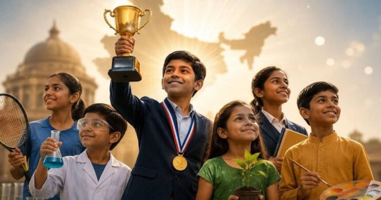 प्रधानमंत्री राष्ट्रीय बाल पुरस्कार 2026 हेतु नामांकन आमंत्रित, 31 जुलाई तक ऑनलाइन आवेदन कर सकेंगे 5 से 18 वर्ष आयु वर्ग के प्रतिभाशाली बच्चे