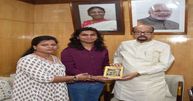 राज्यपाल रमेन डेका से पर्वतारोही सुश्री अंकिता गुप्ता ने की सौजन्य भेंट….