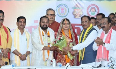 मुख्यमंत्री कन्या विवाह योजना से बेटियों को मिल रहा सम्मान और सुरक्षा : मुख्यमंत्री विष्णुदेव साय