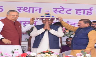 मुख्यमंत्री विष्णु देव साय ने राजनांदगांव में 510 करोड़ रुपये से अधिक लागत के 333 विकास कार्यों का किया लोकार्पण-भूमिपूजन