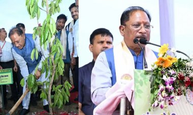 सीएम साय ने खिलाड़ियों का बढ़ाया उत्साह: 2036 पौधों के रोपण से ओलंपिक मेजबानी के संकल्प को दी नई ऊर्जा
