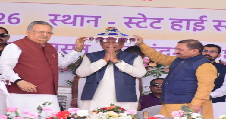 मुख्यमंत्री विष्णु देव साय ने राजनांदगांव में 510 करोड़ रुपये से अधिक लागत के 333 विकास कार्यों का किया लोकार्पण-भूमिपूजन