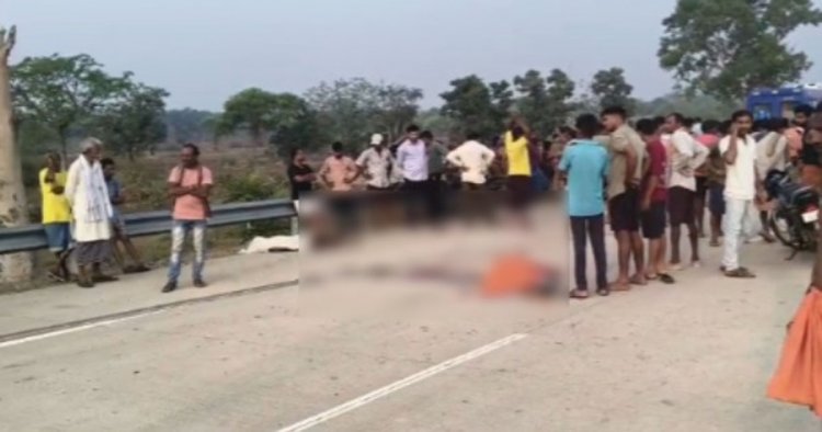 CG : मॉर्निंग वॉक पर निकले तीन लोगों को अज्ञात वाहन ने रौंदा, मौके पर तीनों की दर्दनाक मौत