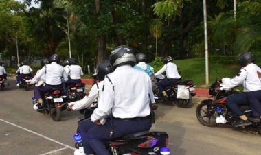 रायपुर में जाम से मिलेगी राहत, QRT को ट्रैफिक पुलिस की 10 नई हाई-स्पीड बाइक्स